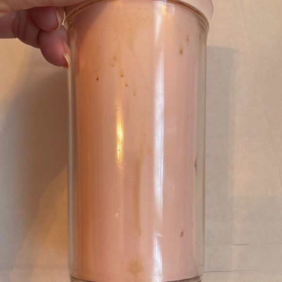 Vtg Mid Century set of 4 plastic tumblers with gold design - Picture 6 of 10